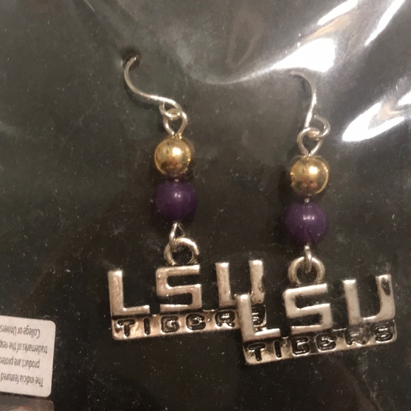 LSU earrings - Picture 1 of 2